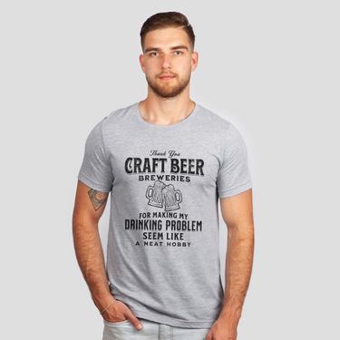thank you craft beer breweries gray shirt